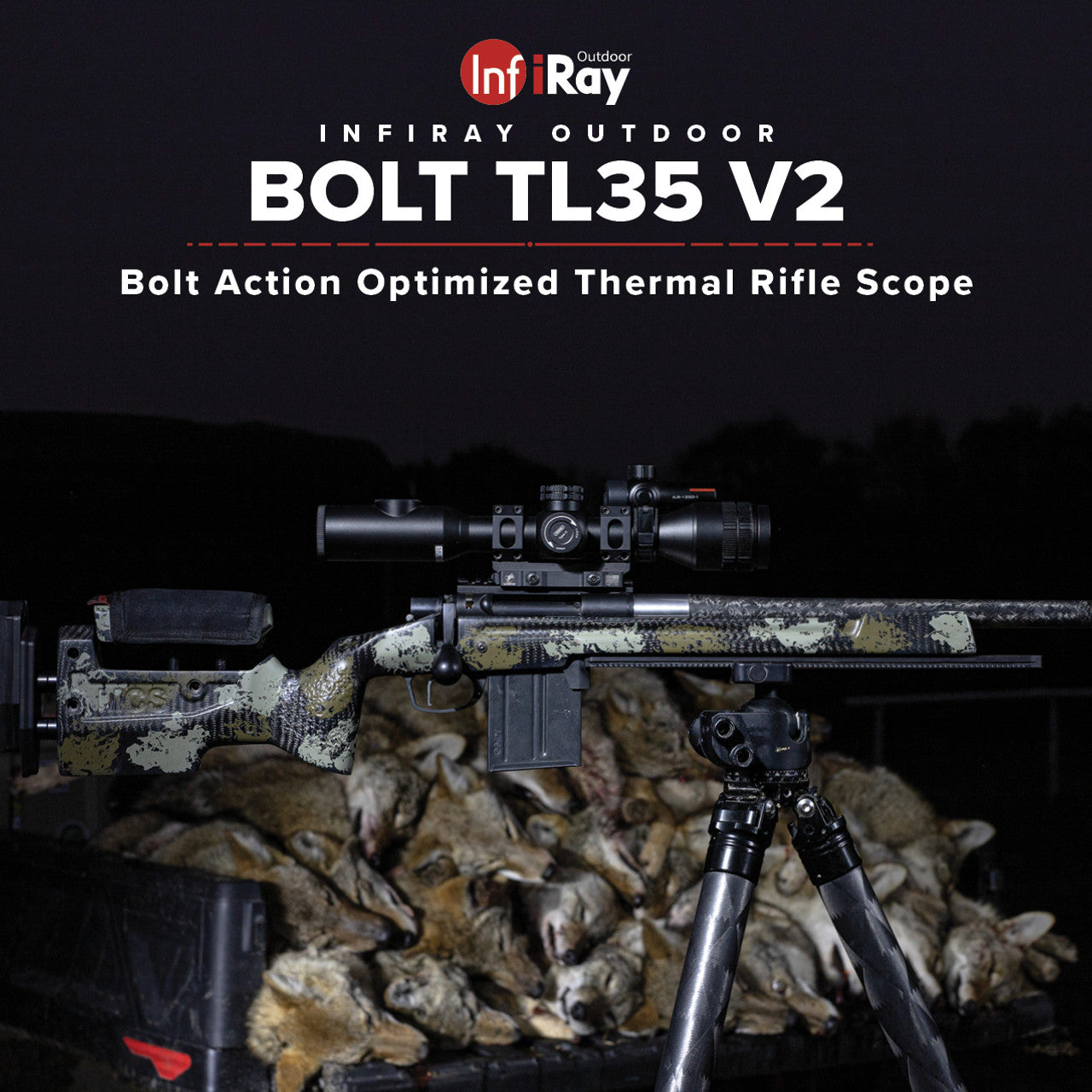 BOLT TL35 V2 384 3X 35mm Thermal Weapon Sight, 384×288