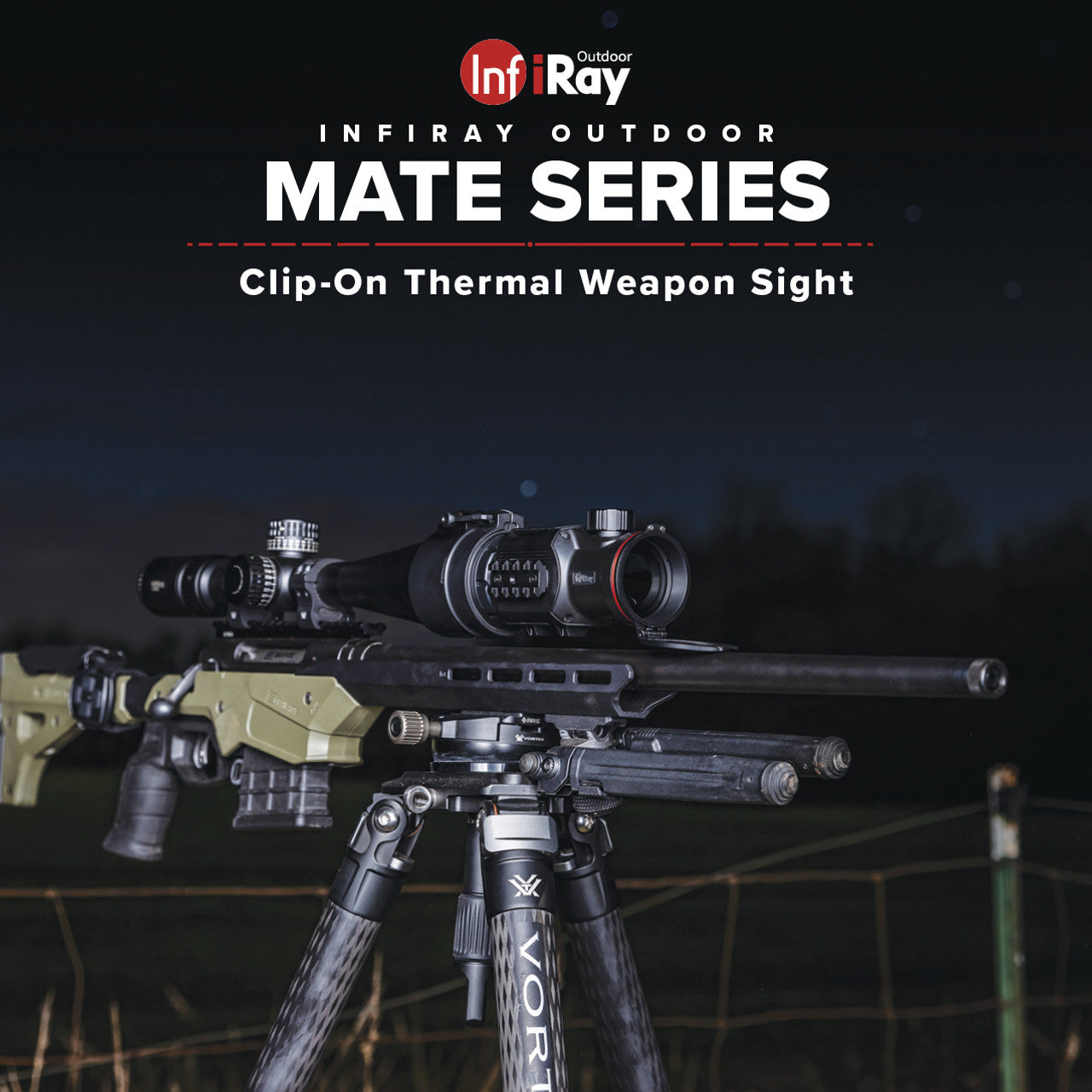 MATE 640 50mm Clip-On Thermal Weapon Sight