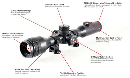 BOLT TL35 V2 384 3X 35mm Thermal Weapon Sight, 384×288