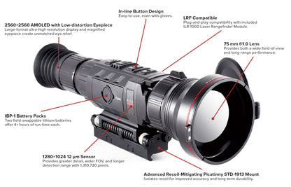 RICO HD 1280 2X 75mm Thermal Weapon Sight